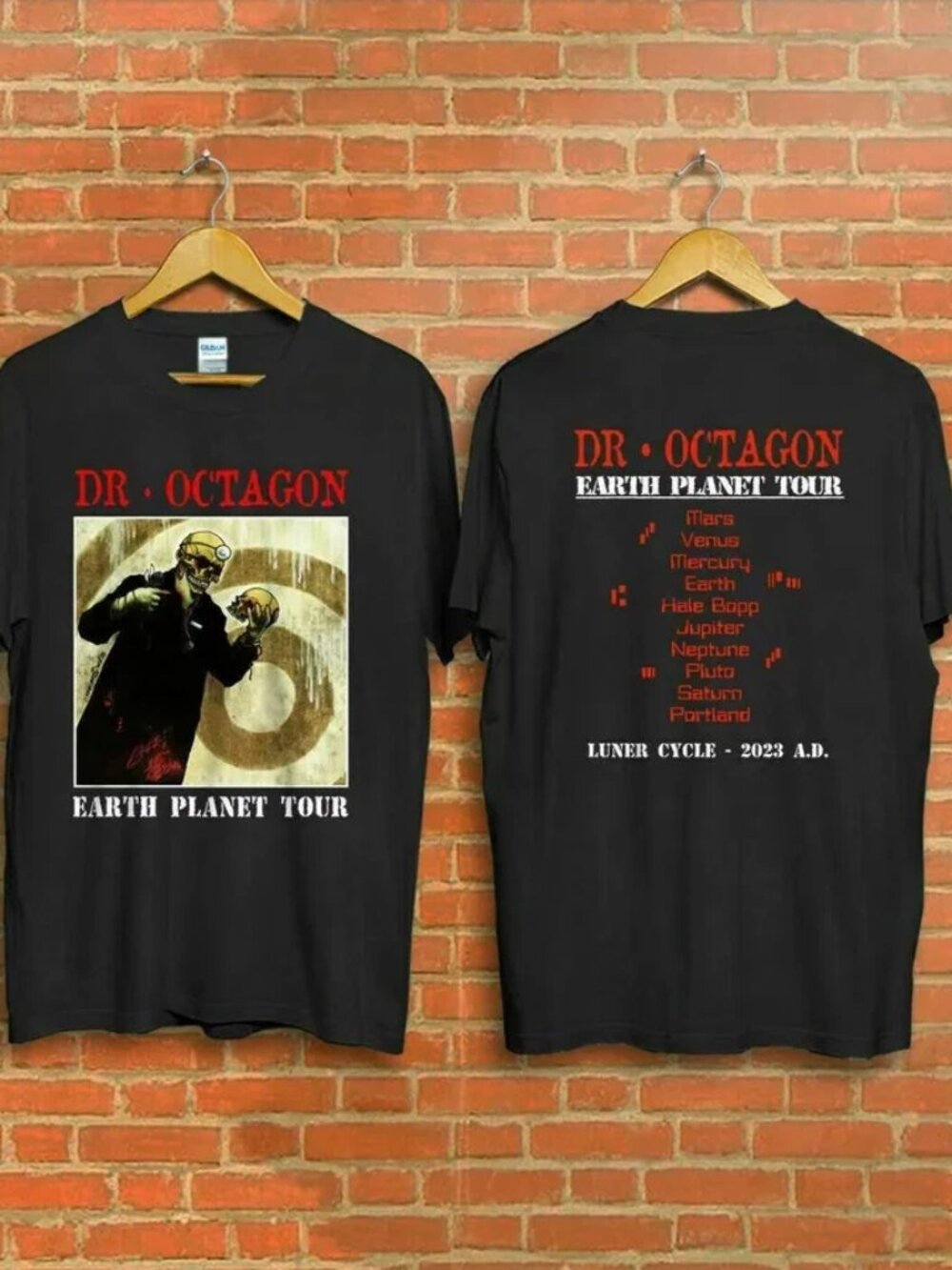Earth Planet Tour T-Shirt Underground Hip Hop Rap 257